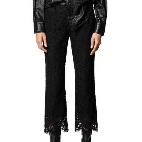Zadig & Voltaire Posh Lace Pants FR 34 - Picture 1 of 9